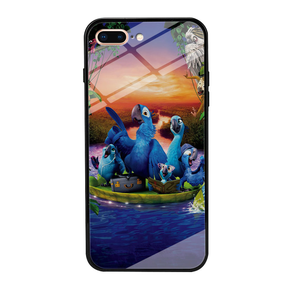 Rio Tour on The River iPhone 8 Plus Case-Phone Case-Tempered Glass Case-Altracase