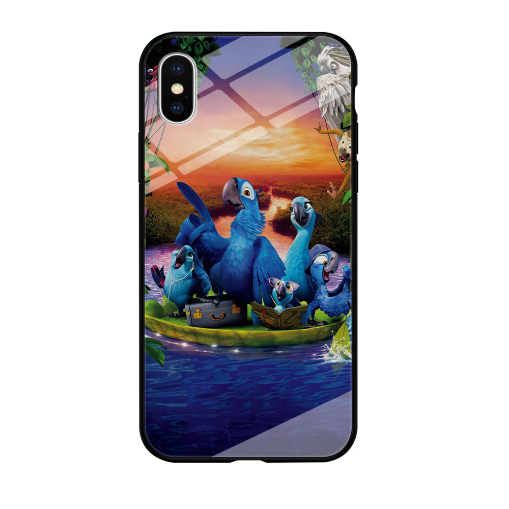 Rio Tour on The River iPhone Xs Case-Phone Case-Tempered Glass Case-Altracase