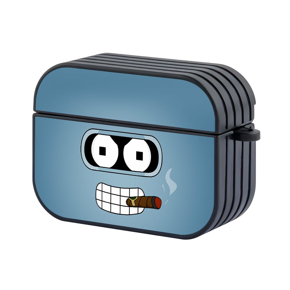 Robot Face Futurama Bender Hard Plastic Case Cover For Apple Airpods Pro 2-AirPod Case-Altracase