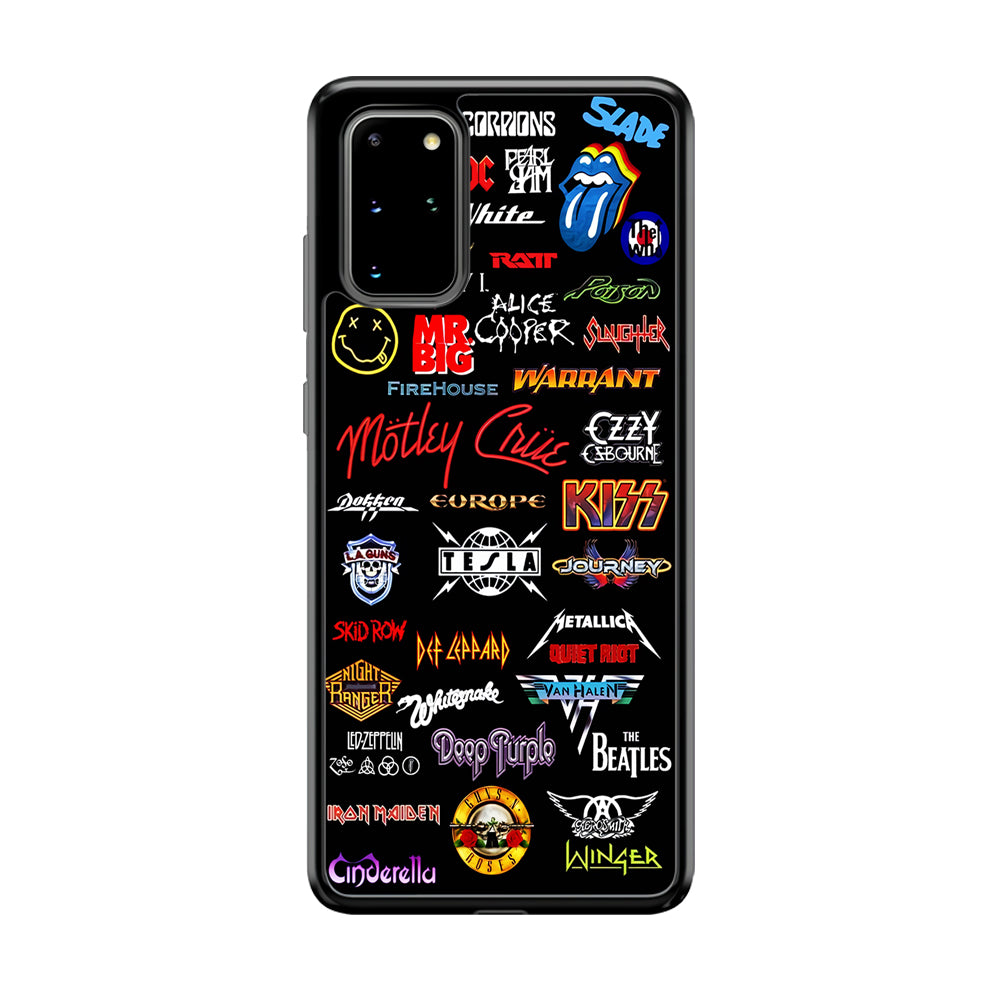 Rock and Metal Band Logo Samsung Galaxy S20 Plus Case-Phone Case-Tempered Glass Case-Altracase