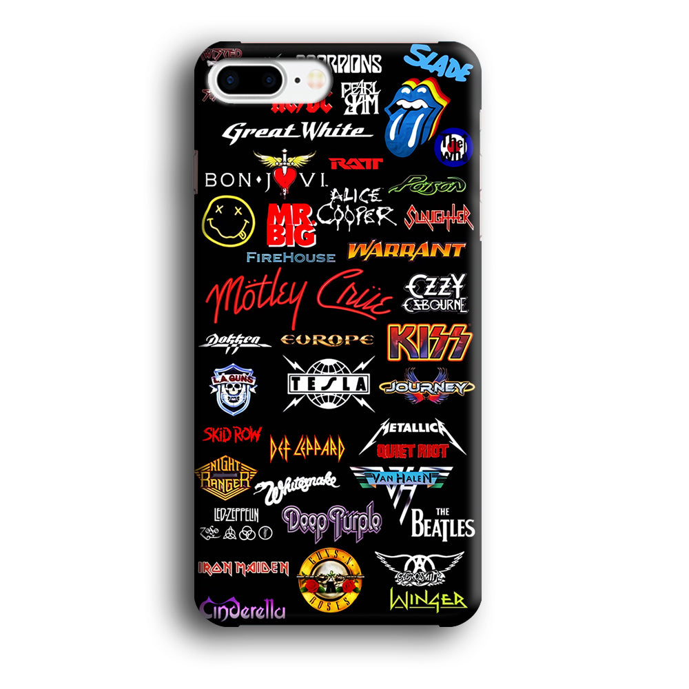 Rock and Metal Band Logo iPhone 8 Plus Case-Phone Case-3D Case-Altracase