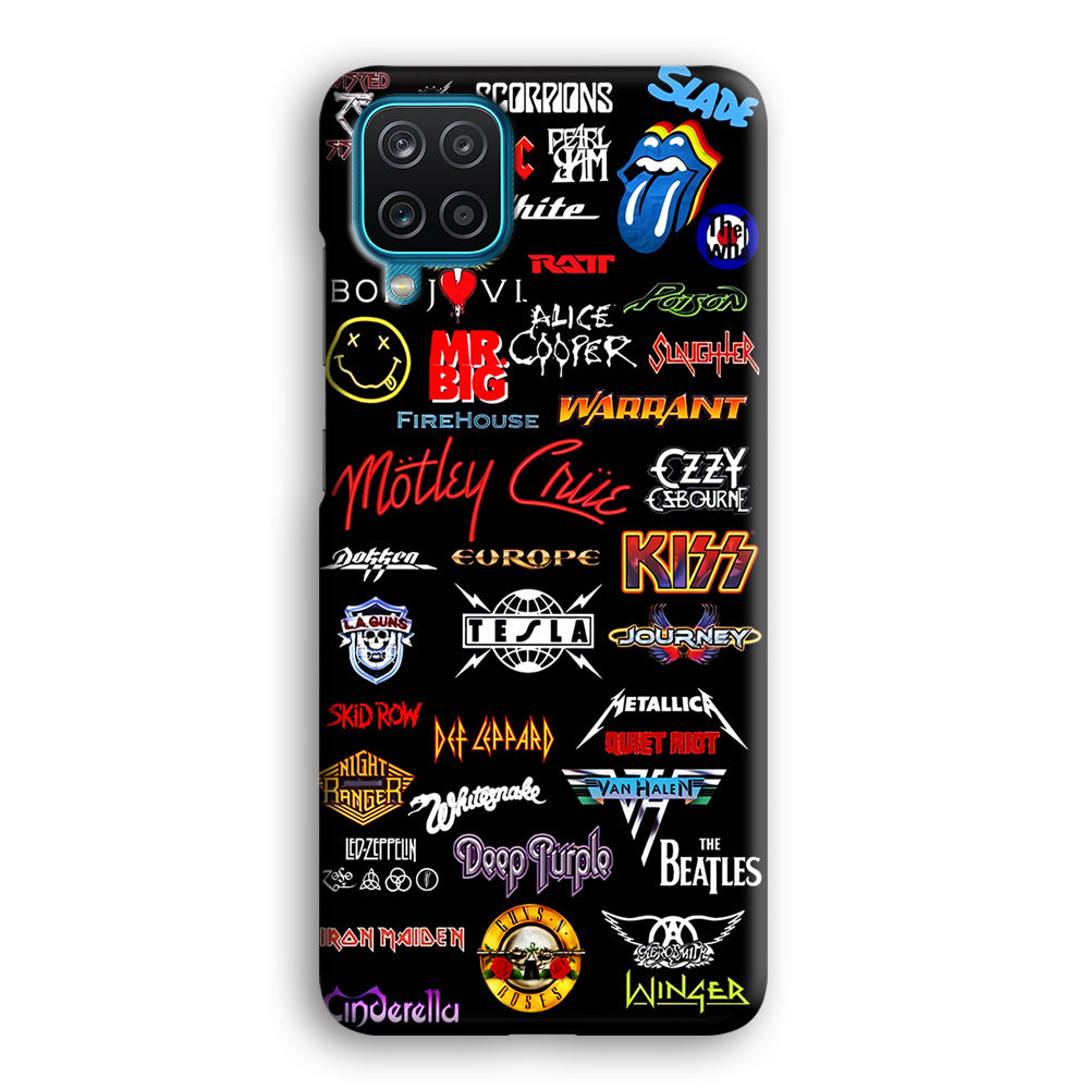 Rock and Metal Band Logo Samsung Galaxy A12 Case-Phone Case-3D Case-Altracase