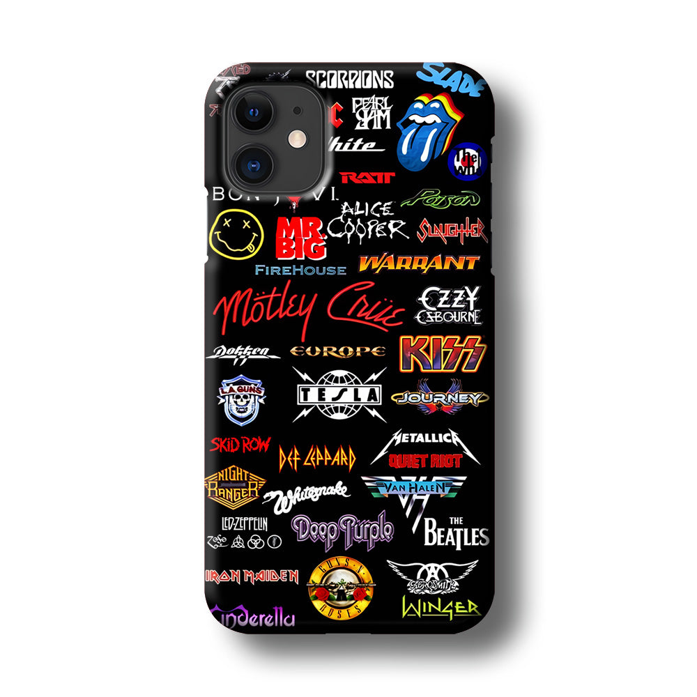 Rock and Metal Band Logo iPhone 11 Case-Phone Case-3D Case-Altracase