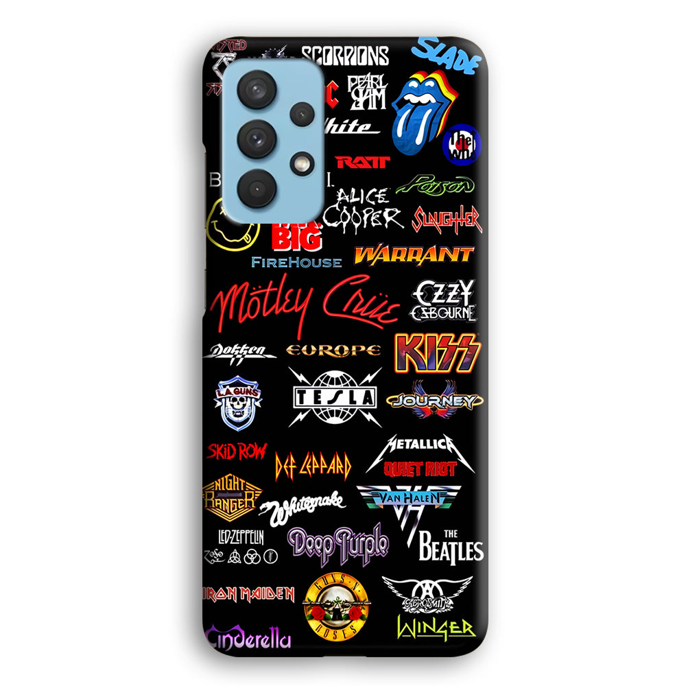 Rock and Metal Band Logo Samsung Galaxy A32 Case-Phone Case-3D Case-Altracase