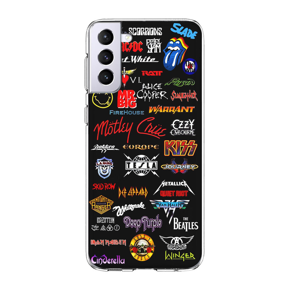 Rock and Metal Band Logo Samsung Galaxy S24 Case-Phone Case-Clear Soft Case-Altracase
