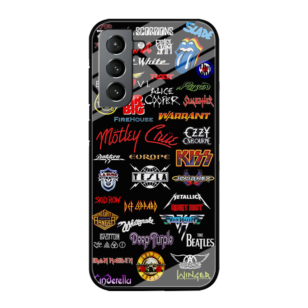 Rock and Metal Band Logo Samsung Galaxy S24 Case-Phone Case-Tempered Glass Case-Altracase