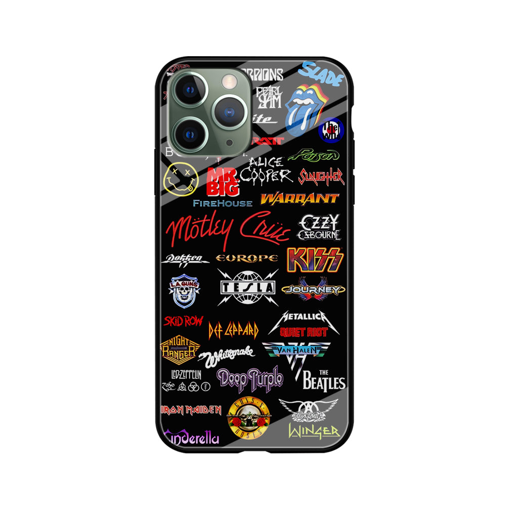 Rock and Metal Band Logo iPhone 11 Pro Case-Phone Case-Tempered Glass Case-Altracase