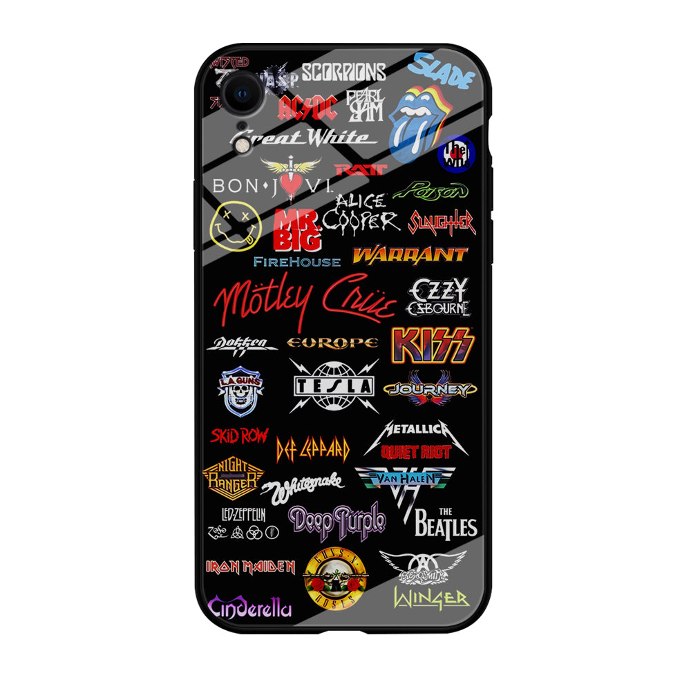 Rock and Metal Band Logo iPhone XR Case-Phone Case-Tempered Glass Case-Altracase