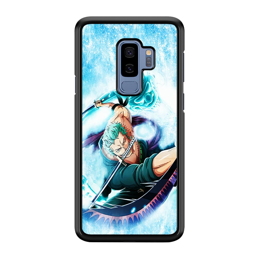 Roronoa Zoro Dragon Sword Samsung Galaxy S9 Plus Case-Phone Case-Rubber Black (2D Case)-Altracase