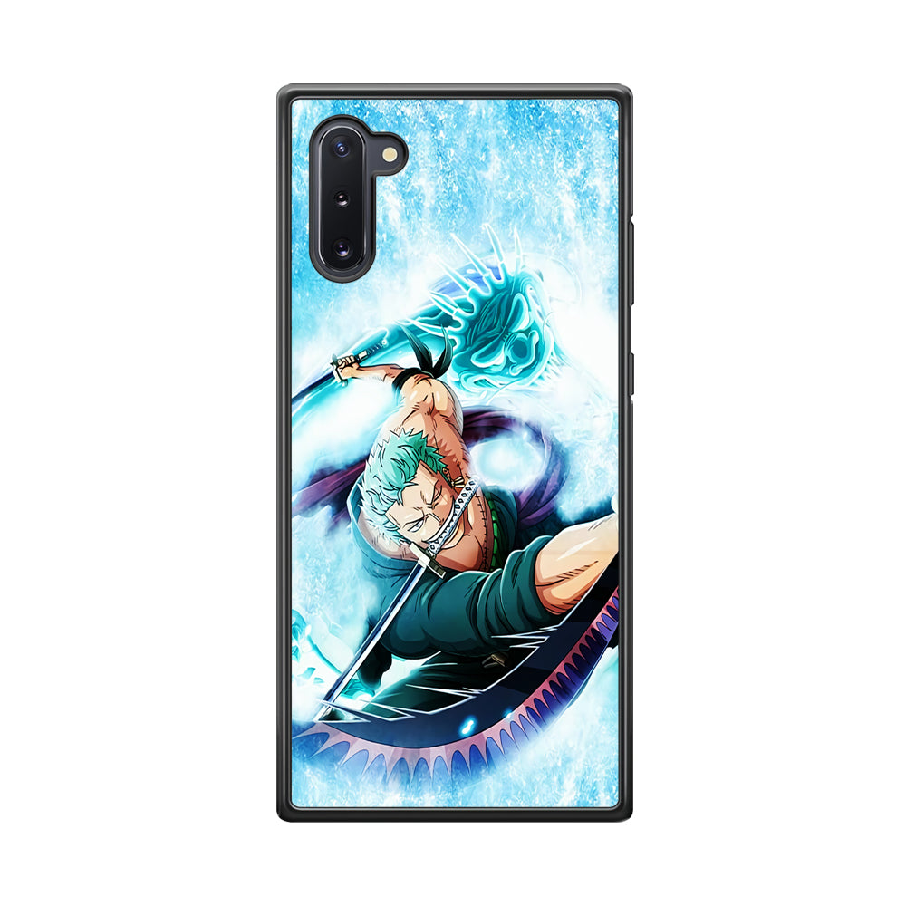 Roronoa Zoro Dragon Sword Samsung Galaxy Note 10 Case-Phone Case-Rubber Black (2D Case)-Altracase