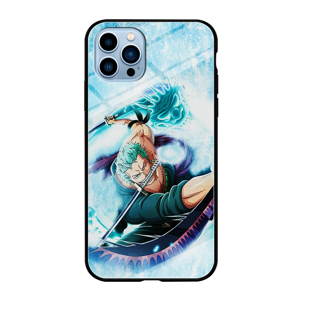 Roronoa Zoro Dragon Sword iPhone 12 Pro Case-Phone Case-Tempered Glass Case-Altracase