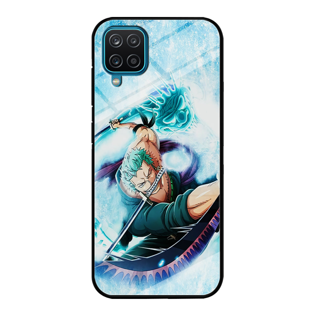 Roronoa Zoro Dragon Sword Samsung Galaxy A12 Case-Phone Case-Tempered Glass Case-Altracase
