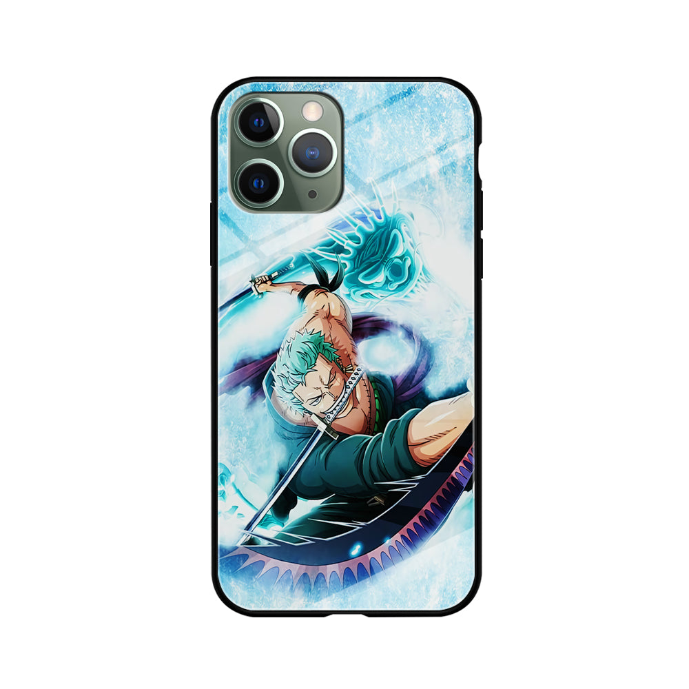 Roronoa Zoro Dragon Sword iPhone 11 Pro Max Case-Phone Case-Tempered Glass Case-Altracase