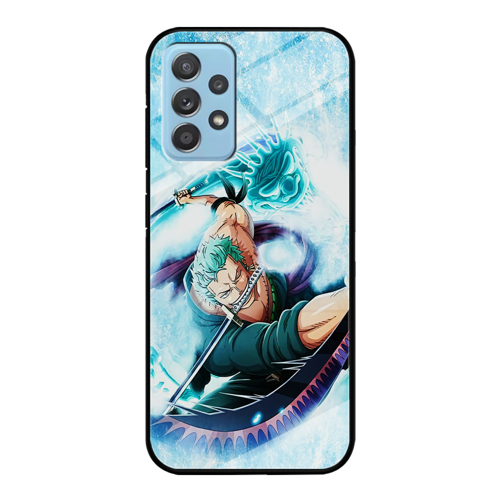 Roronoa Zoro Dragon Sword Samsung Galaxy A72 Case-Phone Case-Tempered Glass Case-Altracase