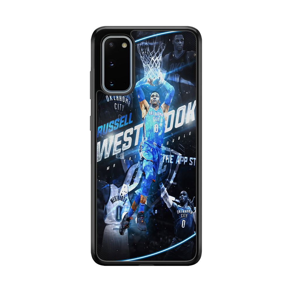 Russell Westbrook OKC Samsung Galaxy S20 Case-Phone Case-Rubber Black (2D Case)-Altracase
