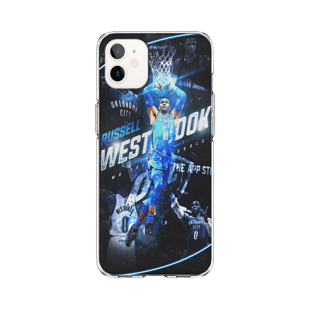 Russell Westbrook OKC iPhone 12 Case-Phone Case-Clear Soft Case-Altracase
