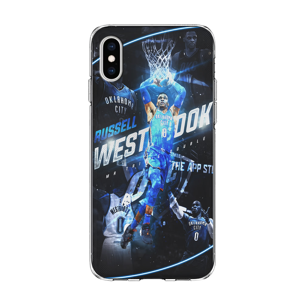 Russell Westbrook OKC iPhone Xs Case-Phone Case-Clear Soft Case-Altracase