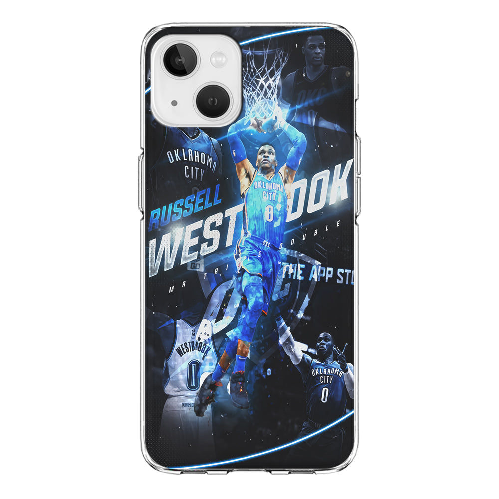 Russell Westbrook OKC iPhone 13 Mini Case-Phone Case-Clear Soft Case-Altracase