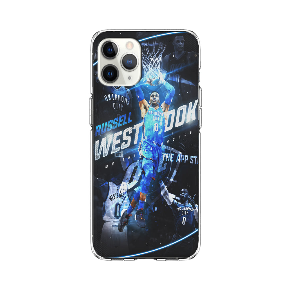 Russell Westbrook OKC iPhone 11 Pro Case-Phone Case-Clear Soft Case-Altracase