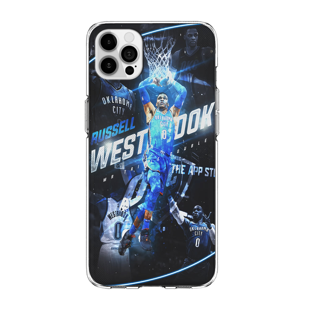 Russell Westbrook OKC iPhone 13 Pro Case-Phone Case-Clear Soft Case-Altracase