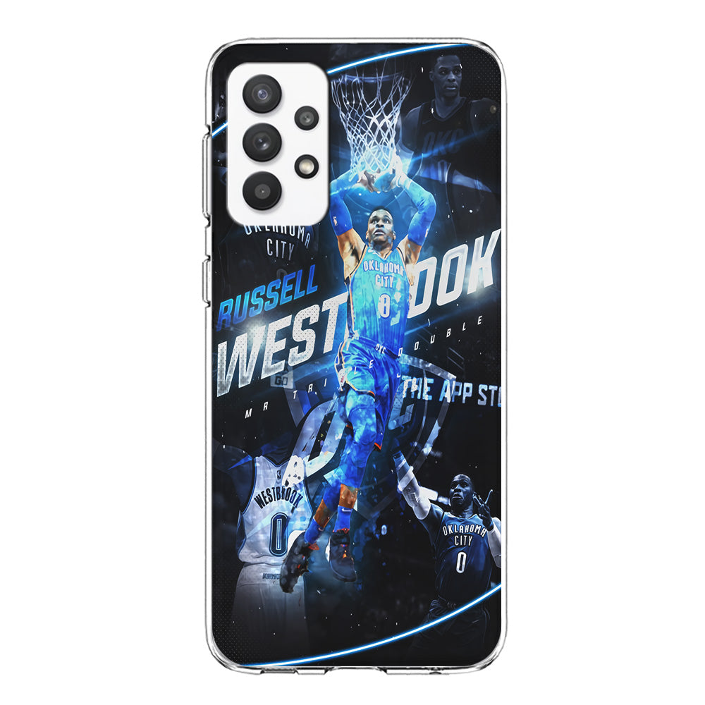 Russell Westbrook OKC Samsung Galaxy A32 Case-Phone Case-Clear Soft Case-Altracase