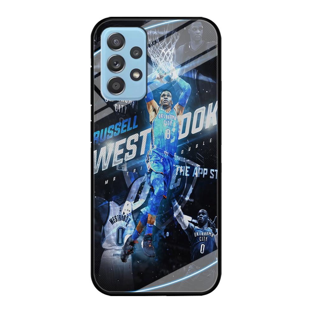 Russell Westbrook OKC Samsung Galaxy A52 Case-Phone Case-Tempered Glass Case-Altracase