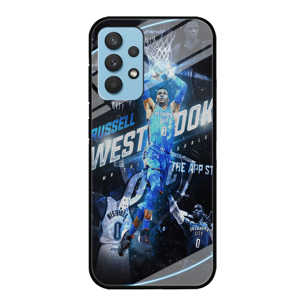 Russell Westbrook OKC Samsung Galaxy A32 Case-Phone Case-Tempered Glass Case-Altracase