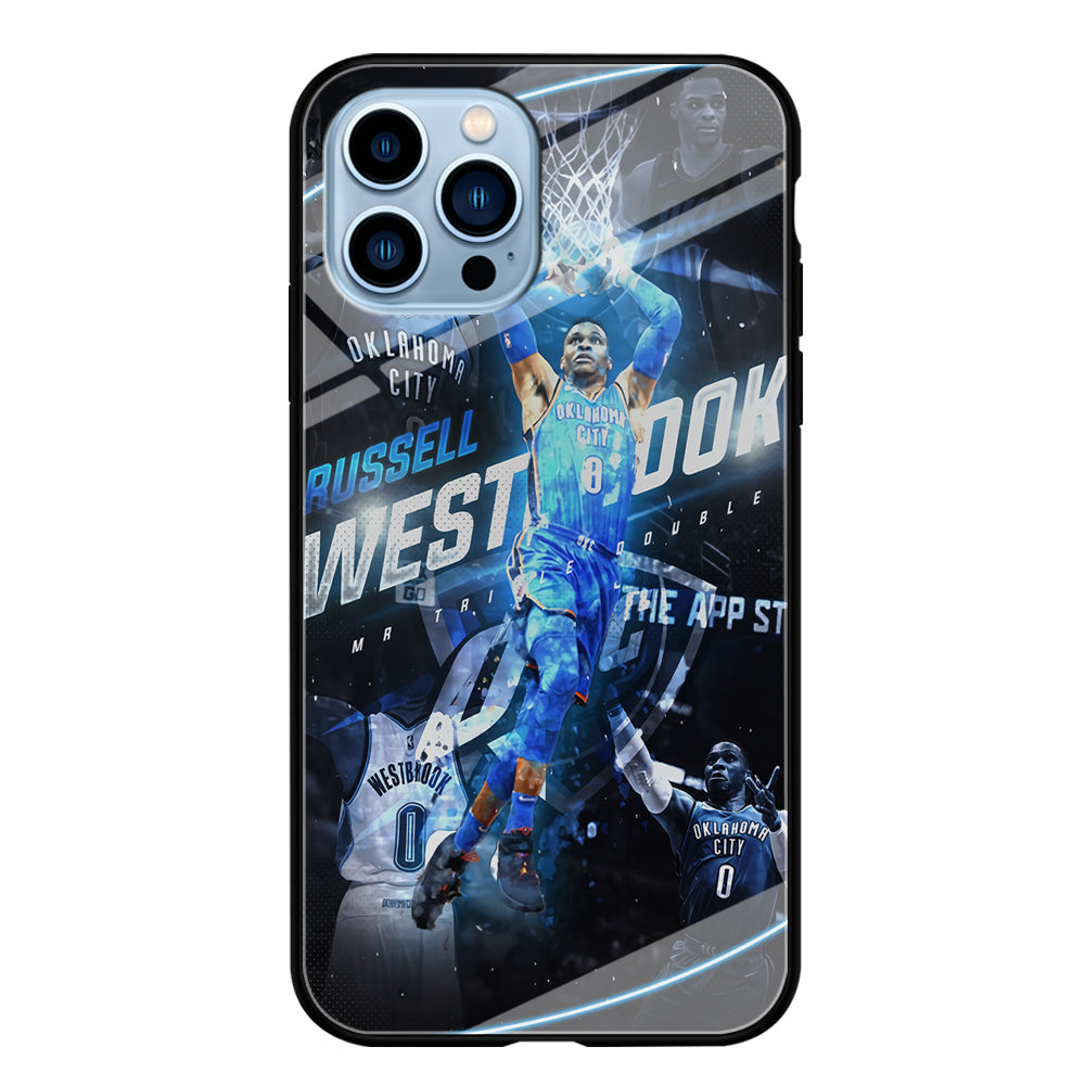 Russell Westbrook OKC iPhone 14 Pro Max Case-Phone Case-Tempered Glass Case-Altracase