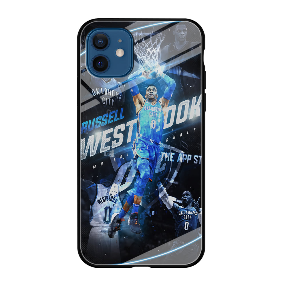 Russell Westbrook OKC iPhone 12 Case-Phone Case-Tempered Glass Case-Altracase