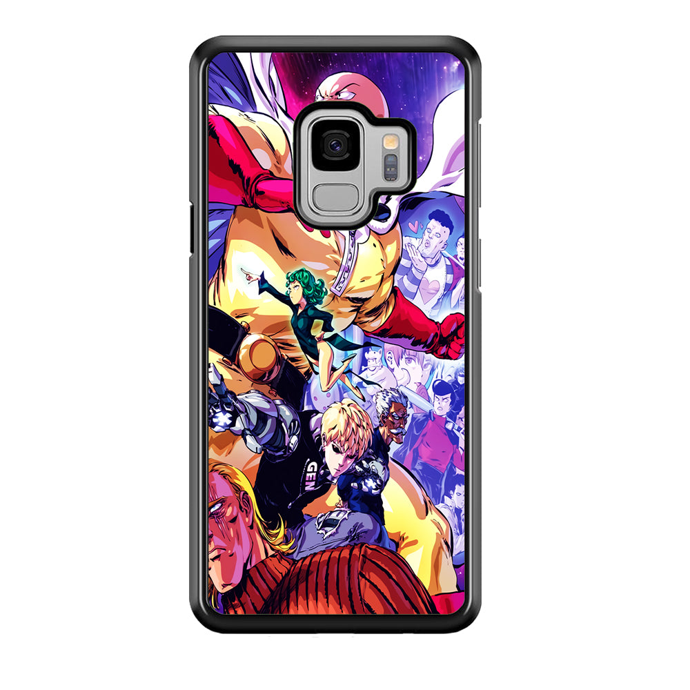 Saitama Alliance S-Class Hero Samsung Galaxy S9 Case-Phone Case-Rubber Black (2D Case)-Altracase