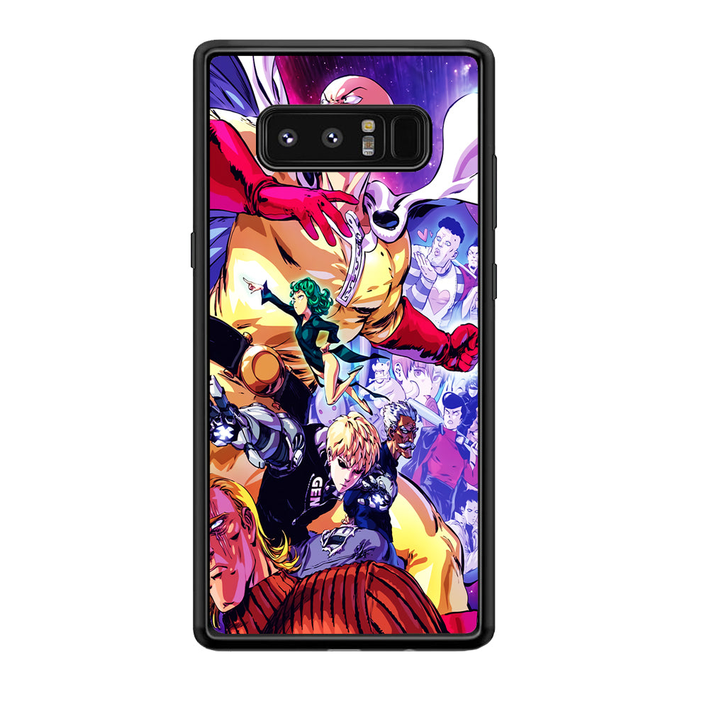 Saitama Alliance S-Class Hero Samsung Galaxy Note 8 Case-Phone Case-Tempered Glass Case-Altracase