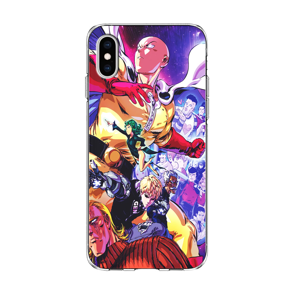 Saitama Alliance S-Class Hero iPhone Xs Case-Phone Case-Clear Soft Case-Altracase
