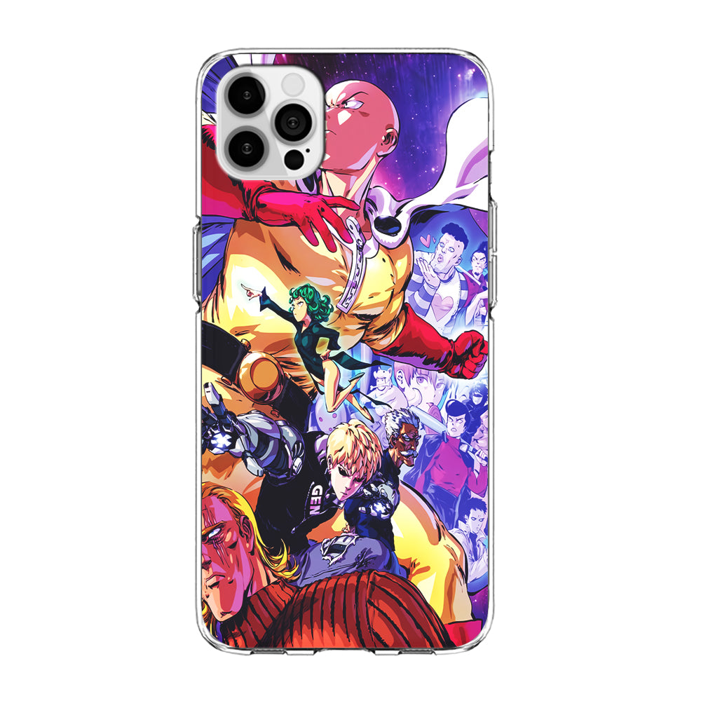 Saitama Alliance S-Class Hero iPhone 15 Pro Max Case-Phone Case-Clear Soft Case-Altracase