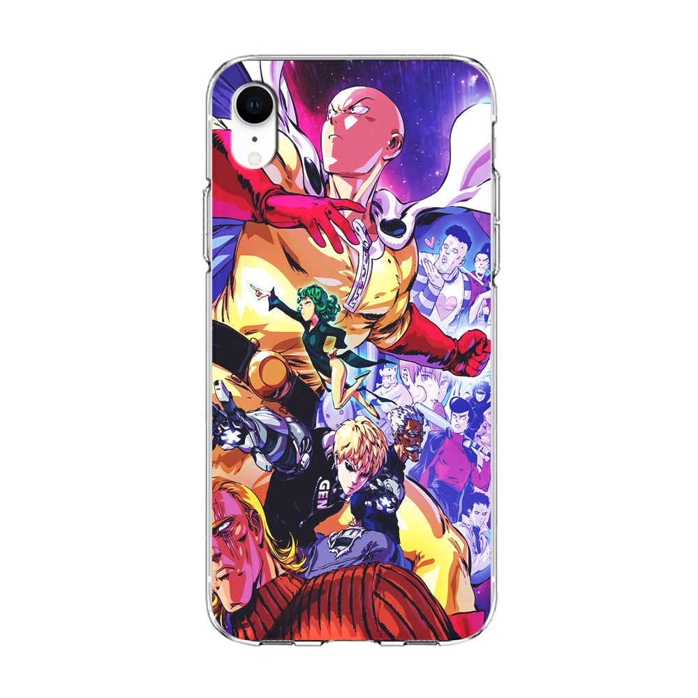 Saitama Alliance S-Class Hero iPhone XR Case-Phone Case-Clear Soft Case-Altracase