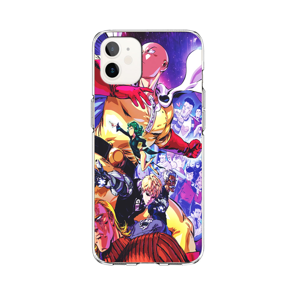 Saitama Alliance S-Class Hero iPhone 12 Case-Phone Case-Clear Soft Case-Altracase