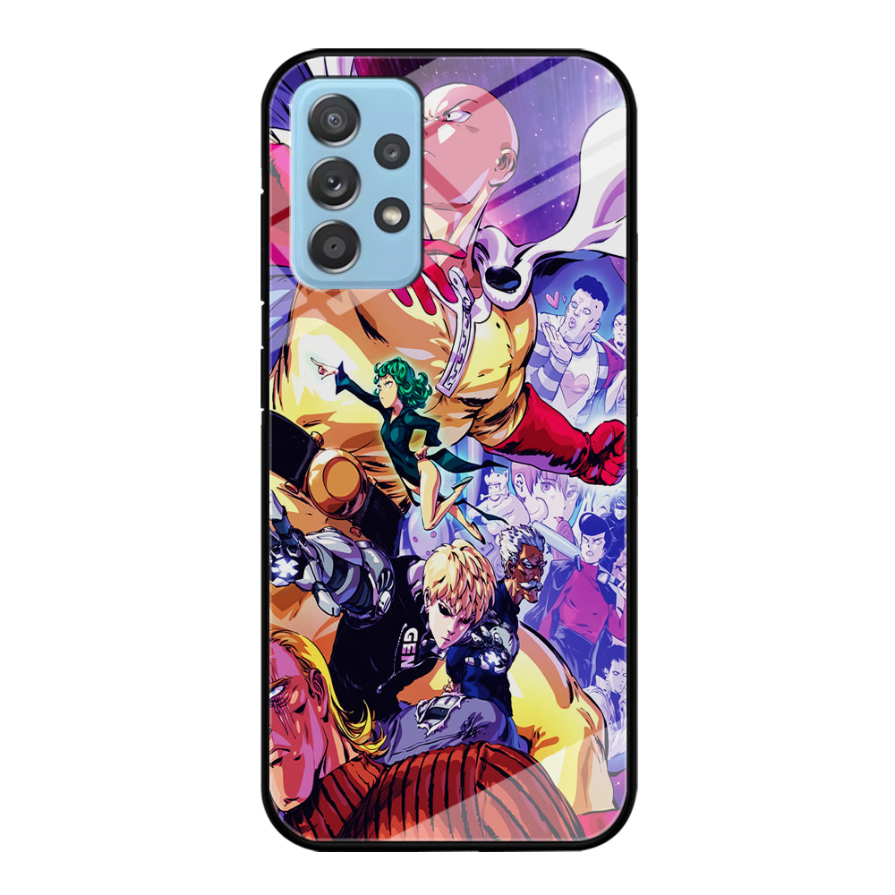 Saitama Alliance S-Class Hero Samsung Galaxy A52 Case-Phone Case-Tempered Glass Case-Altracase