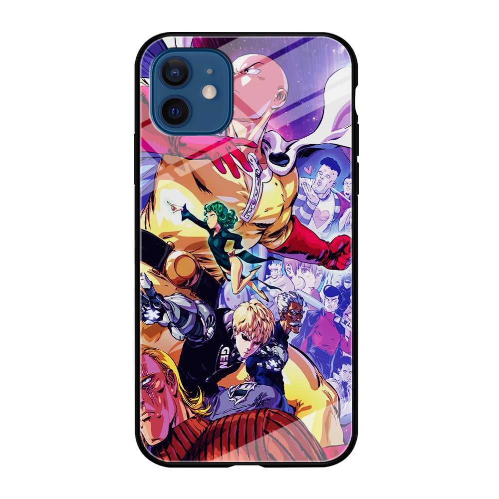 Saitama Alliance S-Class Hero iPhone 12 Mini Case-Phone Case-Tempered Glass Case-Altracase
