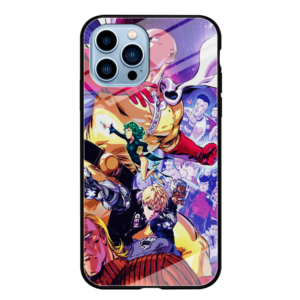 Saitama Alliance S-Class Hero iPhone 15 Pro Case-Phone Case-Tempered Glass Case-Altracase