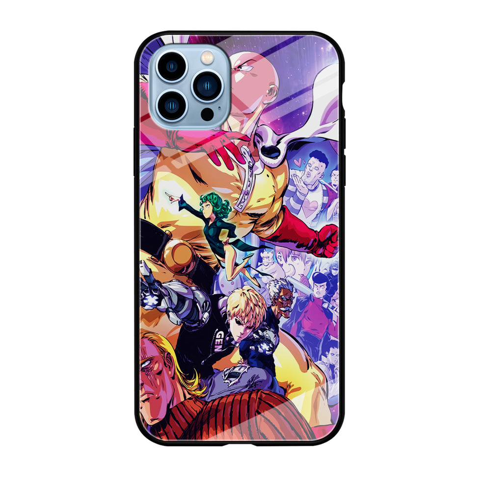 Saitama Alliance S-Class Hero iPhone 12 Pro Max Case-Phone Case-Tempered Glass Case-Altracase