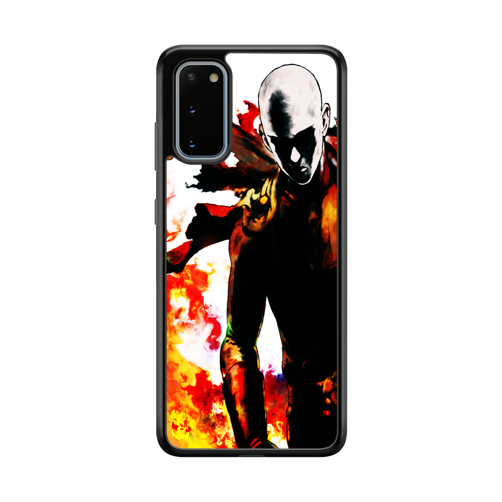 Saitama Strongest Man Samsung Galaxy S20 Case-Phone Case-Tempered Glass Case-Altracase