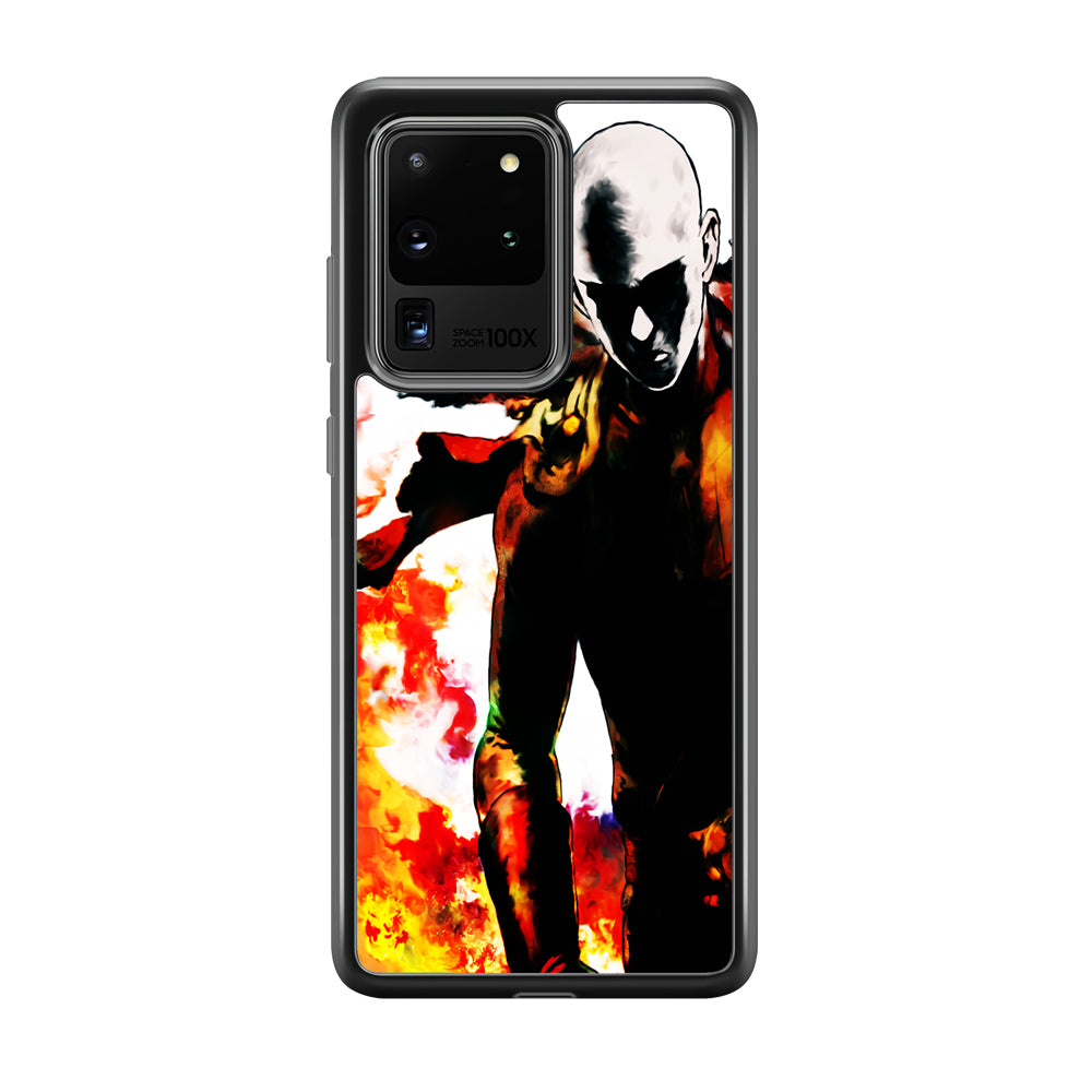 Saitama Strongest Man Samsung Galaxy S20 Ultra Case-Phone Case-Tempered Glass Case-Altracase