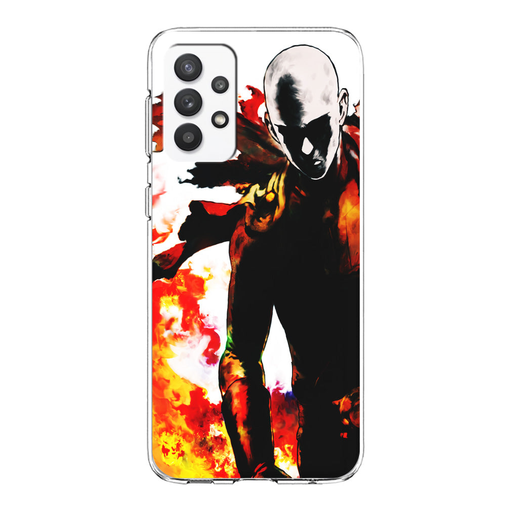 Saitama Strongest Man Samsung Galaxy A32 Case-Phone Case-Clear Soft Case-Altracase