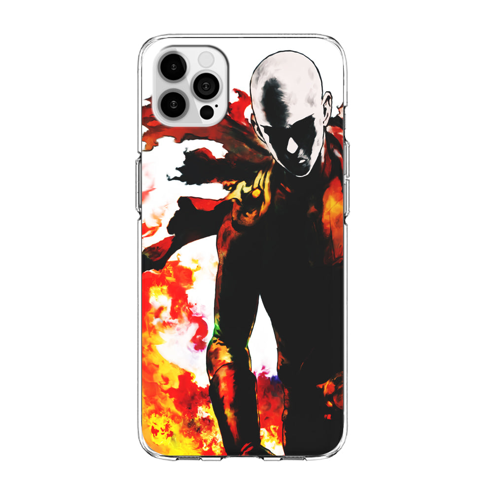 Saitama Strongest Man iPhone 13 Pro Case-Phone Case-Clear Soft Case-Altracase