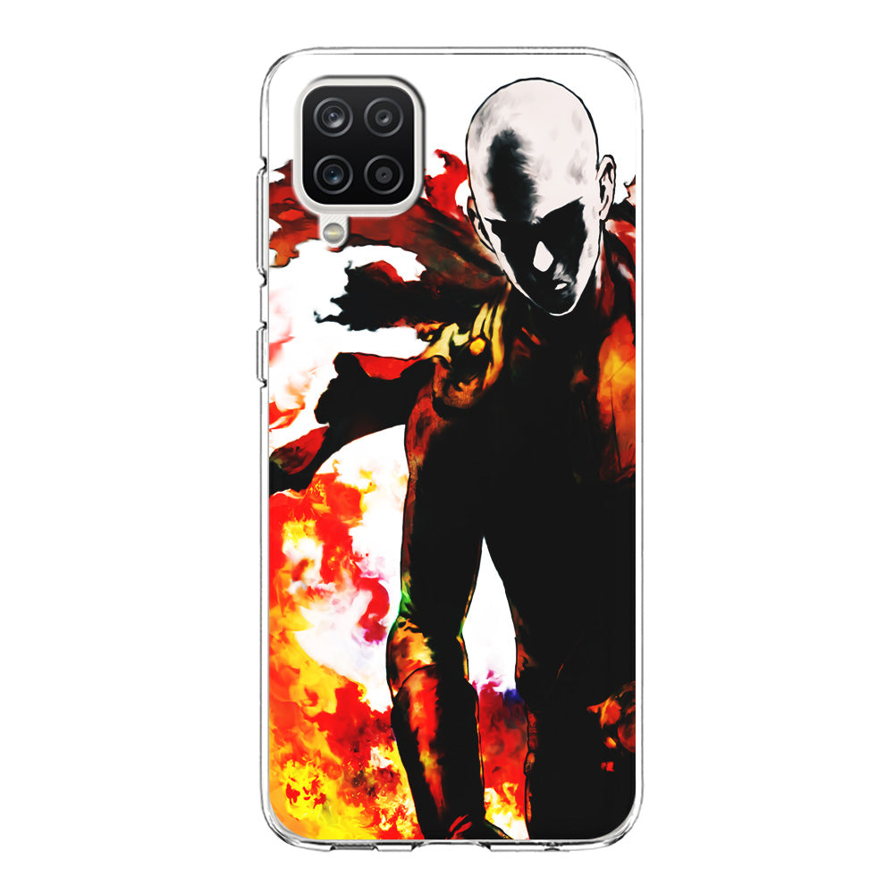 Saitama Strongest Man Samsung Galaxy A12 Case-Phone Case-Clear Soft Case-Altracase