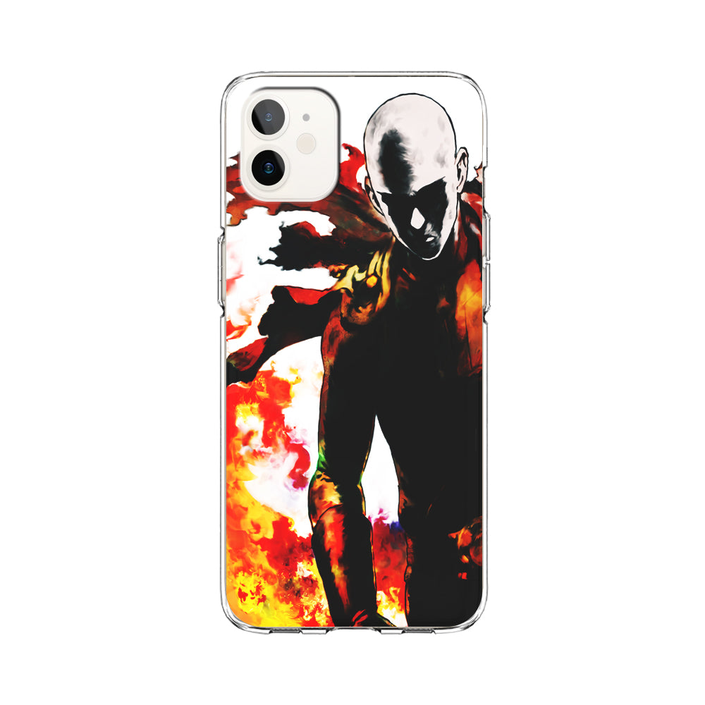 Saitama Strongest Man iPhone 12 Mini Case-Phone Case-Clear Soft Case-Altracase