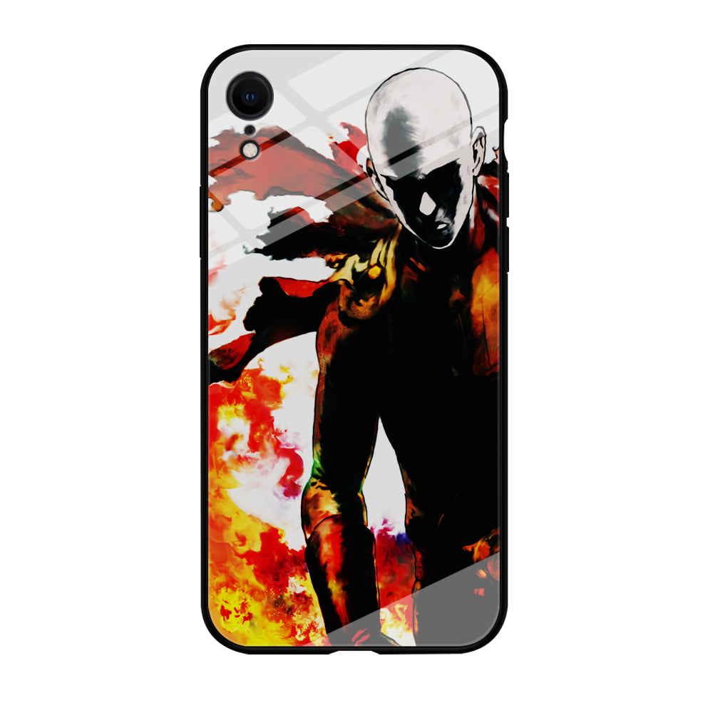 Saitama Strongest Man iPhone XR Case-Phone Case-Tempered Glass Case-Altracase
