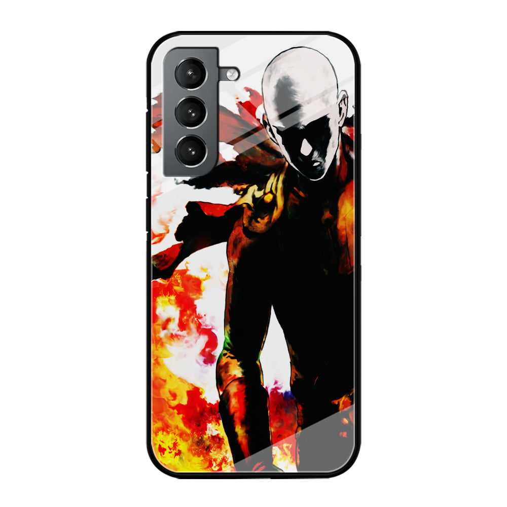 Saitama Strongest Man Samsung Galaxy S23 Case-Phone Case-Tempered Glass Case-Altracase