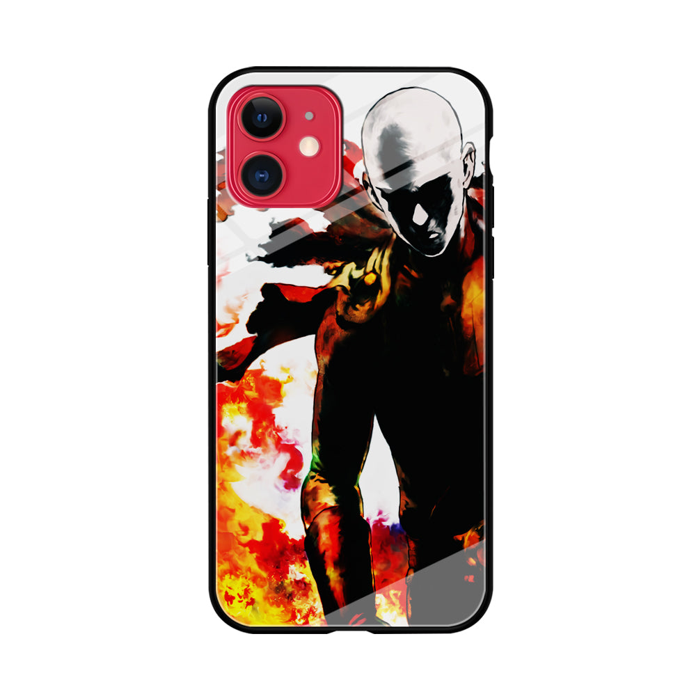 Saitama Strongest Man iPhone 11 Case-Phone Case-Tempered Glass Case-Altracase