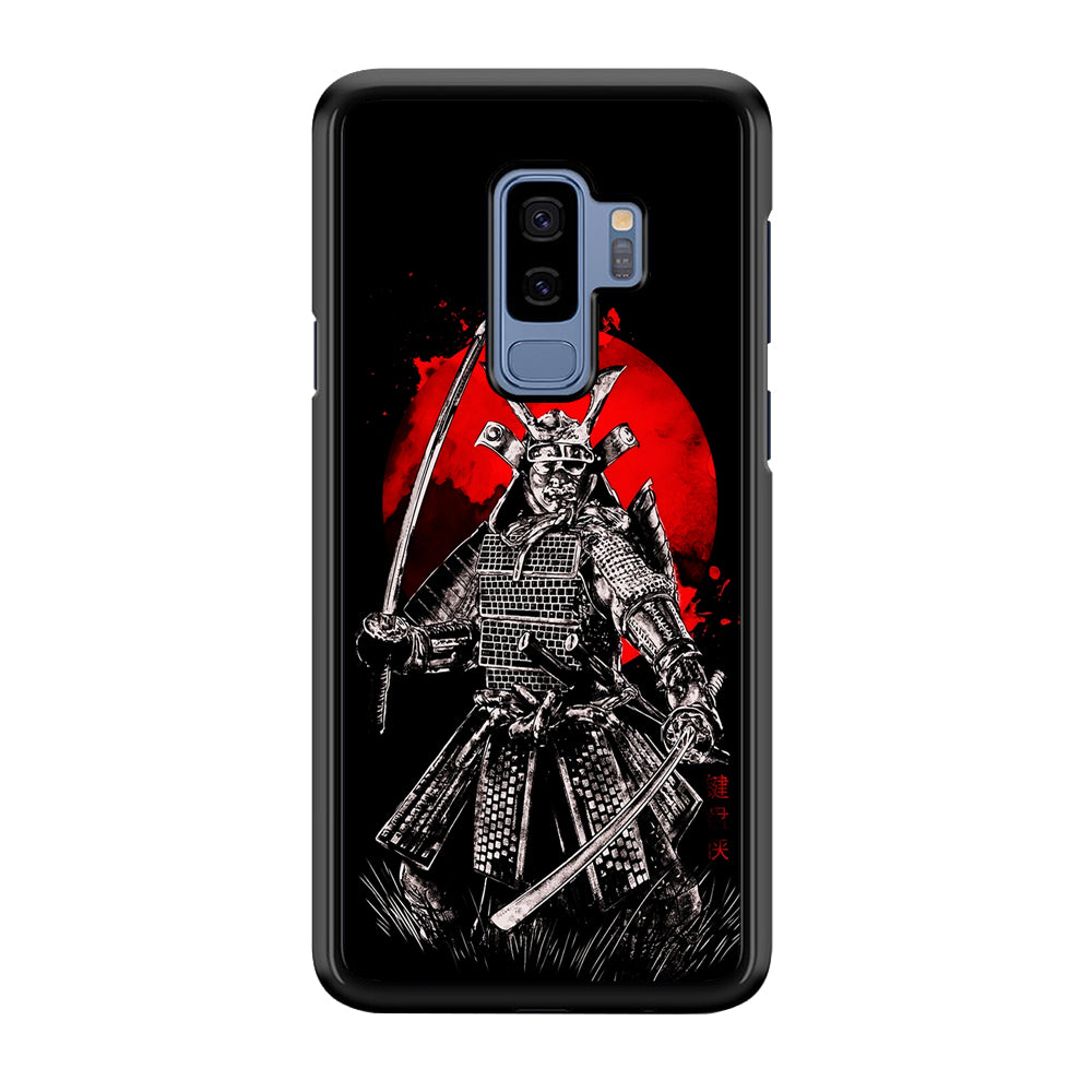 Samurai Two Swords Samsung Galaxy S9 Plus Case-Phone Case-Rubber Black (2D Case)-Altracase
