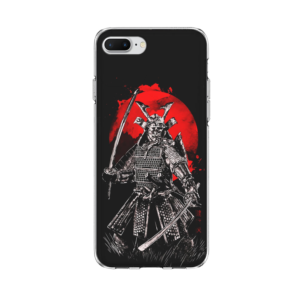 Samurai Two Swords iPhone 8 Plus Case-Phone Case-Clear Soft Case-Altracase